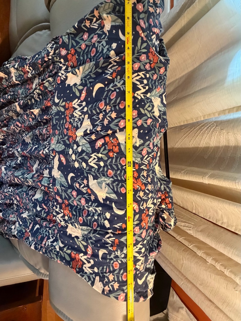 Princess Highway - Navy Floral and Bunny Print Midi Dress - Picture 4 of 4